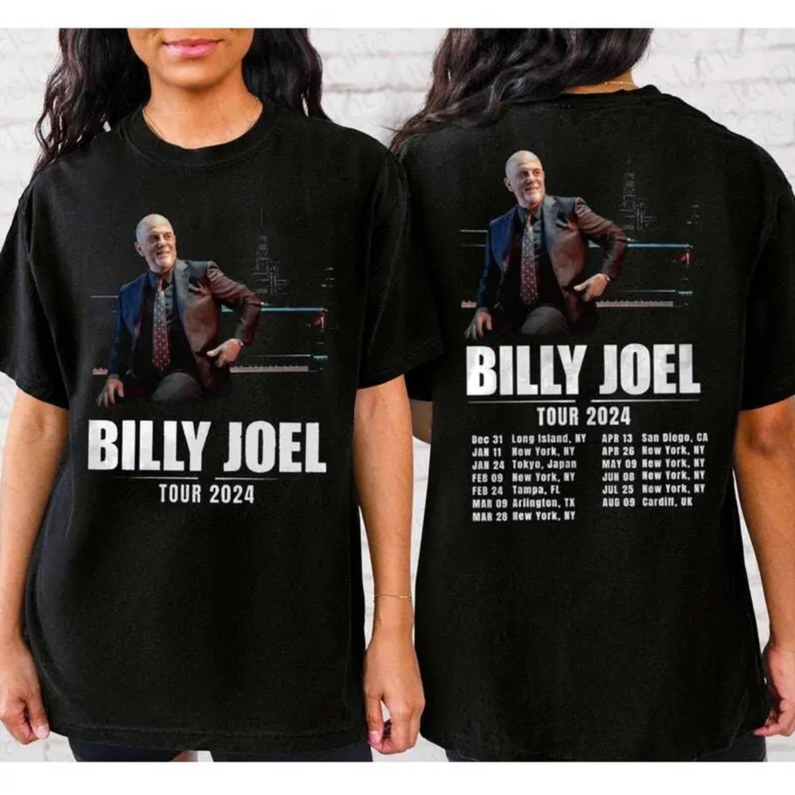 Billy Joel World Tour 2024 Shirt Billy Joel 2024 Shirt