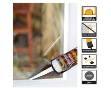 Brown External Internal Use Acrylic Sealant For Windows Doors Frames 290 ml