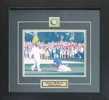 Rory McilRoy PGA 2025 Masters Champion Golf 8x10 Memorabilia Collector Frame