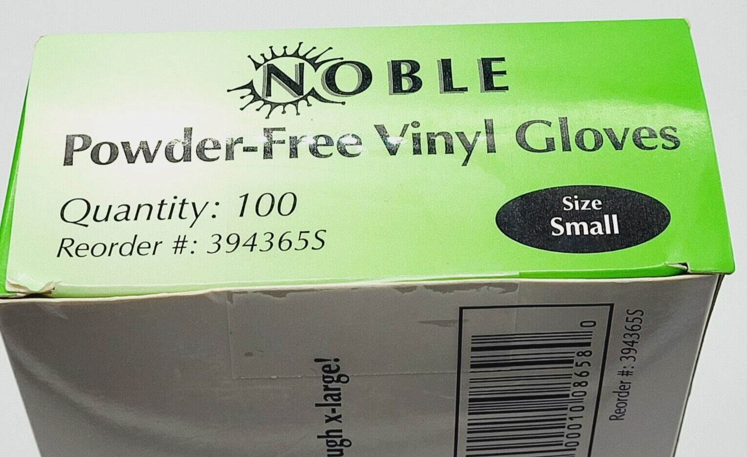 Noble Products PowderFree Disposable Vinyl Gloves for Foodservice