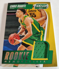 2021 Chronicles Draft Picks Chris Duarte Threads PLAYER WORN Patch Rookie