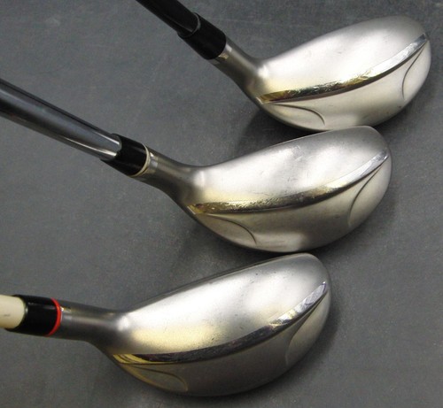 Set of 3 Akira UI 18° 2+21° 3+24° 4 Hybrids Regular Graphite+Stiff Steel Shafts - Picture 3 of 6