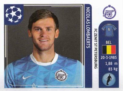 Panini Sticker Champions League 2011/2012 Nr. 451 Nicolas Lombaerts FC Zenit NEU