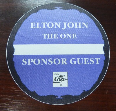 Elton John - The One - VIP - Sponsor Guest Pass - unbenutzt -