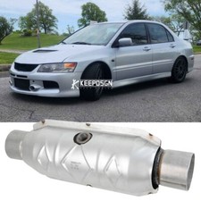 2.5inletoutlet Catalytic Converter Weld-on Stainless For Mitsubishi Lancer Evo