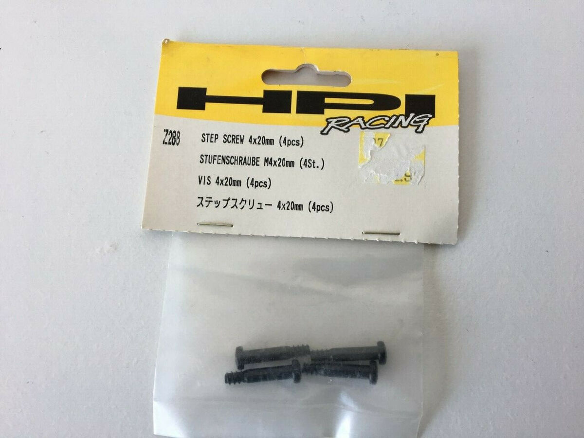 Z288 HPI SAVAGE STEP SCREW M4x20mm (4pcs) 21 /25 / X /XL Z288 HPI SAVAGE STEP SCREW M4x20mm (4pcs) 21 /25 / X /XL