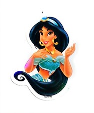 Disney Princesses JASMINE Anime Cartoon Water Resistant Iridescent Sticker