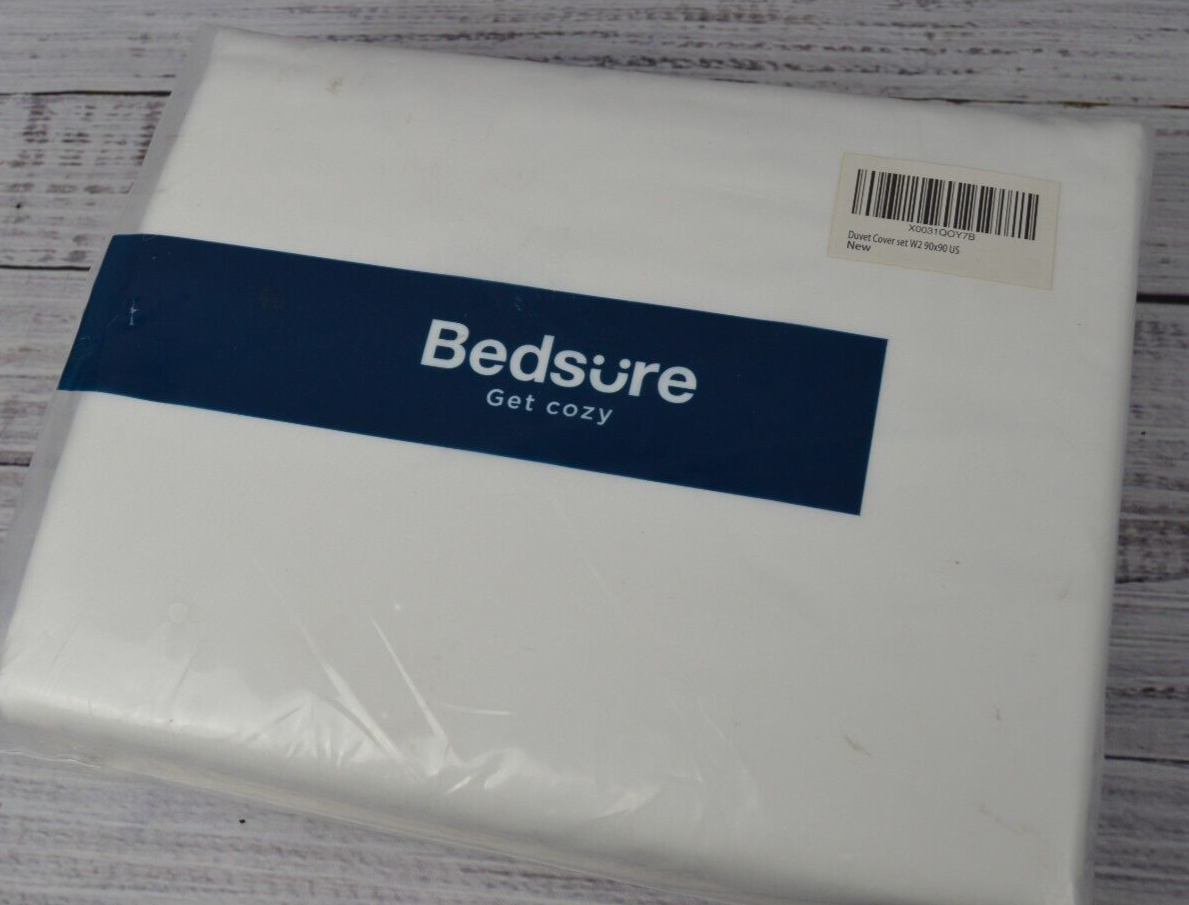 BEDSURE DUVET COVER SET BED 3 PIECES Queen 90
