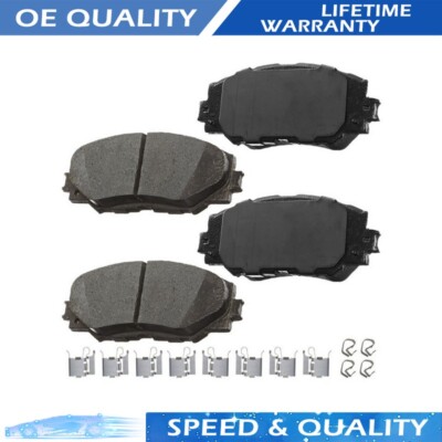 Front Ceramic Brake Pads fits Toyota 2012-2016 Prius V 2009-2019 Corolla Pads