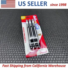 PENTEL 3x Clic Eraser GRIP ZE22 Lead Pencil Retractable Refill Eraser Latex Free