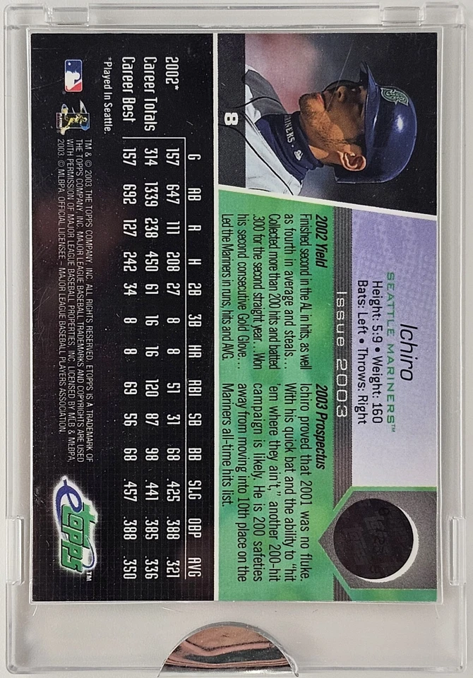 2003 eTopps Ichiro #8 - Image 2 of 2