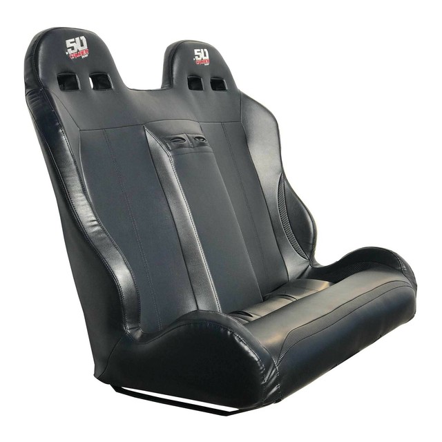 50 Caliber Racing Rzr Xp1000 Rear Bench Seat With Carbon Fiber