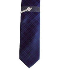John Ashford Men's Neck Tie Navy Blue Skinny 3 1/8" x 58"