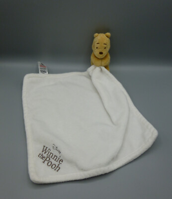 Sainsburys TU Winnie The Pooh Teddy Bear Baby Comforter Blanket Soother  Snuggle UK