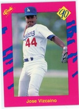 1990 CLASSIC PINK UPDATE #T49 - JOSE VIZCAINO (RC) - LA DODGERS