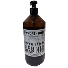 NEW Newport & Home 32 oz Meyer Lemon Dish Soap Jumbo Size Pump RARE!