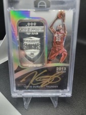 2014-15 Eminence Kevin Durant Troy 1oz Silver Auto /10 Nets