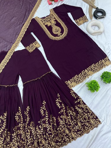 Indian Salwar Kameez Suit Designer Pakistani Bollywood Party Wear Wedding Dress - Picture 49 of 64
