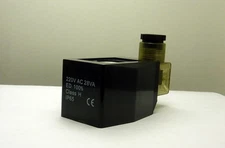 WIC Valve 2P Series 220V AC Solenoid Coil with DIN Connector and LED Indicator 