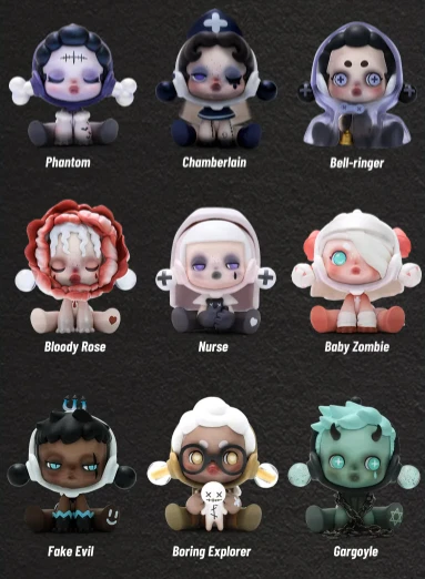 Figura Caja Ciega Confirmada Estilo Oscuro Serie Castillo Antiguo Skullpanda Foto 2 de 4