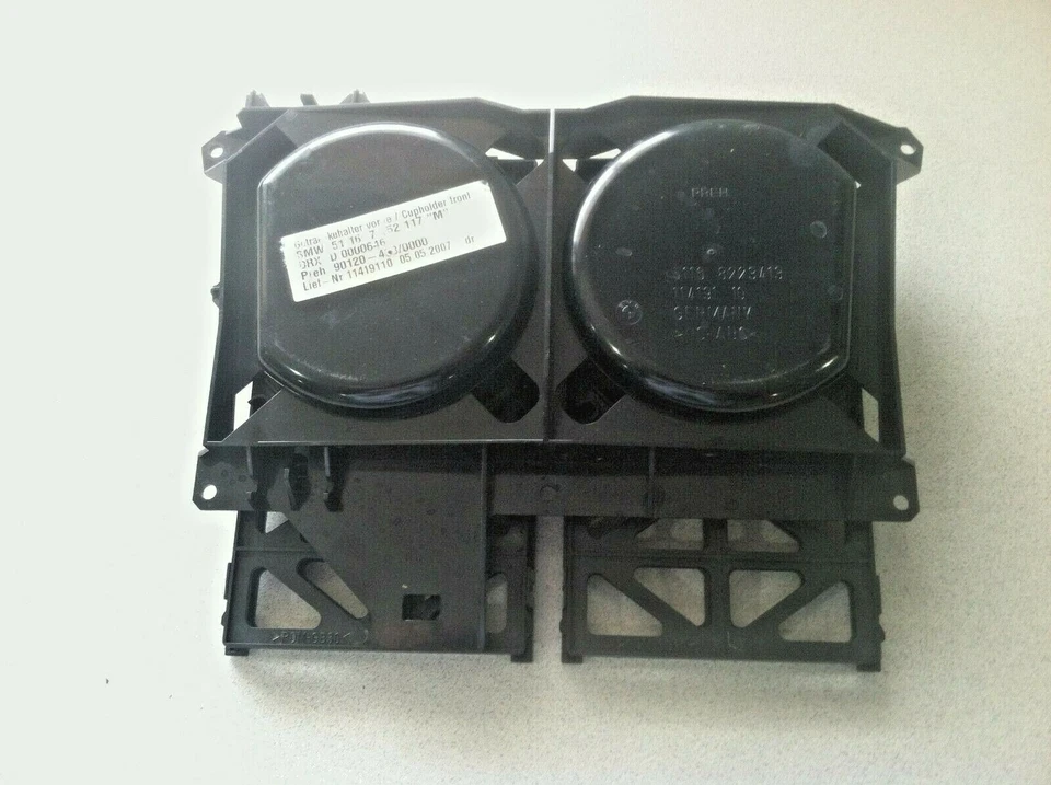 BMW 750i 750Li E65 E66 2005-2008 ~ portavasos consola central Foto 3 de 4