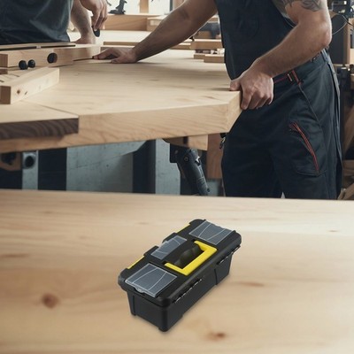 10-Inch Two-Layer Plastic Toolbox Mini Multi-Functional Accessories Box New