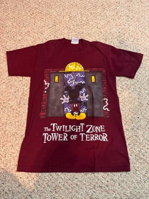 Vintage Disney MGM Studios Twilight Zone Tower Of Terror T-shirt Size Small