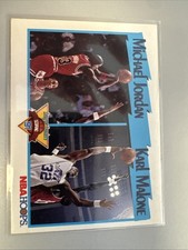 1991-92 NBA Hoops - League Leaders Michael Jordan, Karl Malone #306