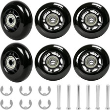 6 Sets Replacement Wheels For Pelican Storm iM2500 iM2620 Heavy Duty Travel Case