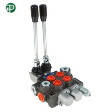 11 GPM 2 Spool SAE Hydraulic Monoblock Double Acting Control Valve NEW