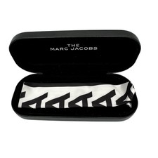 Marc Jacobs Black Eyeglasses/Sunglasses Hard Case With Branded Cleaning Cloth