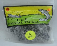 H & H C18100-08 Cocahoe Saltwater Ball Jig Head  1/8 oz. Unpainted 100CT