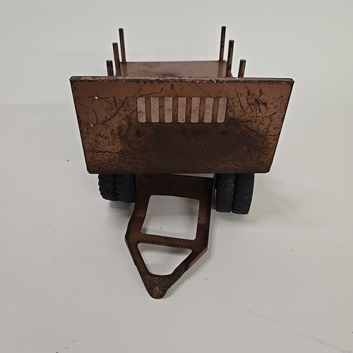 1959 Original #30 Tonka Bronze Tandem Platform Lumber Truck and Trailer - Picture 12 of 15