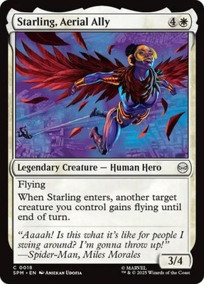 Starling, Aerial Ally - NM Foil C : Marvel's Spider-Man