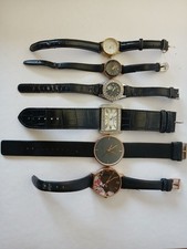 Job lot 6 watches, working, new batteries fitted