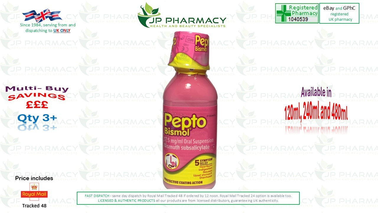Pepto Bismol Pepto-Bismol For Nausea, Heartburn, Indigestion, Upset Stomach And Diarrhoea Rel - Image 3