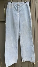 70s Vintage Corduroy Pant Women s Bell Bottom 28x32 Baby Blue Bohemian