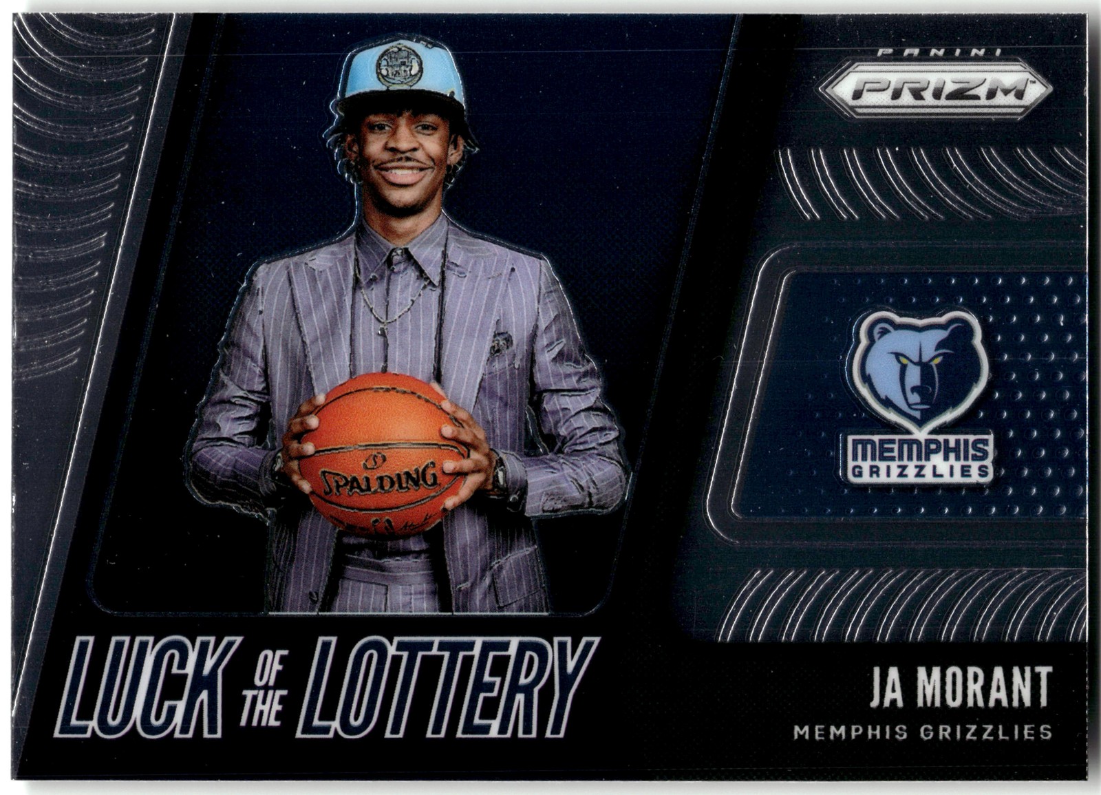 2019-20 Panini Prizm #2 Ja Morant Luck of the Lottery