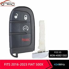Replacement Smart Key Prox 4b Remote Start For 2016-2023 Fiat 500x M3n-40821302