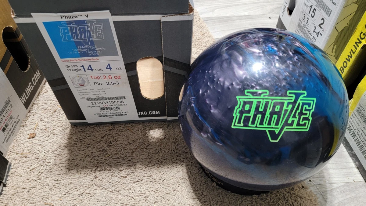 Storm Phaze V Bowling Ball 1st Quality | 14 Pounds | 2.5-3