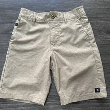 Rip Curl Boys Shorts Size 24 Brown Boardwalk Surfer's Walkshorts