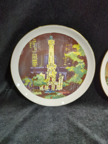 Chicago Sammelteller Lot 2 Der Wasserturm, Segelboote und Wolkenkratzer - Bild 2 von 5