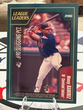 Manny Ramirez 2001 Topps #396 League Leaders! 2 Card Min! Read Disc!