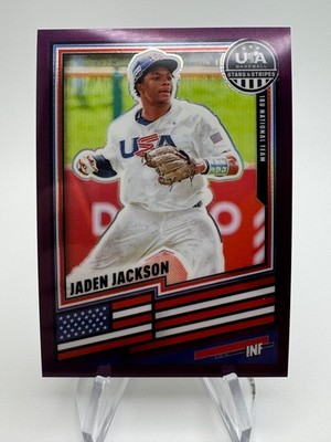 2026 Stars & Stripes JADEN JACKSON Purple Prizm /199 #109