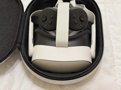 MINT Meta Quest 3s 128 GB VR Headset w/ Official Carrying Case & Charging Dock
