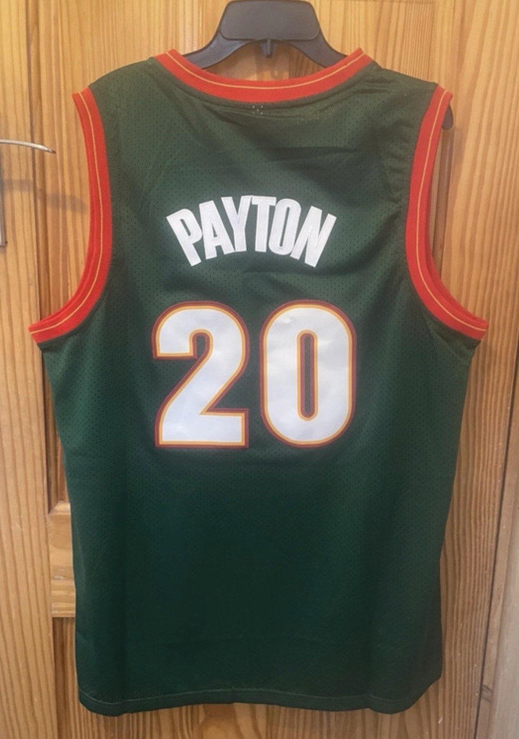 Gary Payton #20 Seattle Supersonics Embroidered Mens Basketball Jersey New L