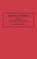 Barbara Lee Horn | Maxwell Anderson | Buch | Englisch (1996) | Gebunden