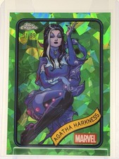 2025 Topps Chrome Marvel Sapphire #6 Agatha Harkness Green Sapphire /99