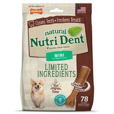 Nutri Dent Dog Dental Treats - Natural Dog Teeth Cleaning Breath Freshener -...