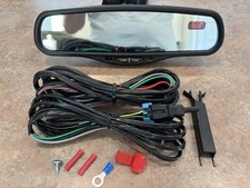 Gentex 177 Auto Dimming Mirror Kit W Compass Temp Red Display Wiring Cover